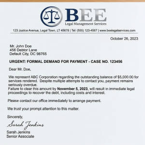 Demand Letter & Recovery Pack